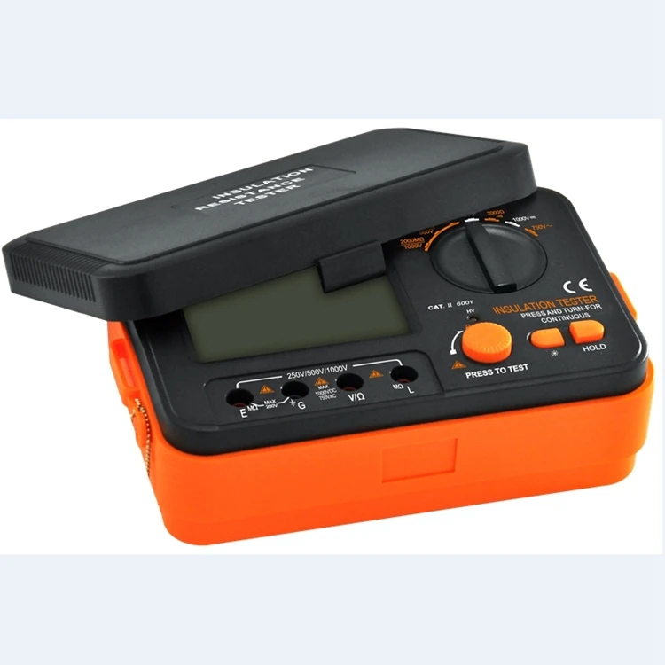 VICI VC60B+ цифровой тестер сопротивления изоляции электронный мегомметром DC/AC 0,1~ 2000 м ом метр ЖК-Вольтметр DVM 1000 в