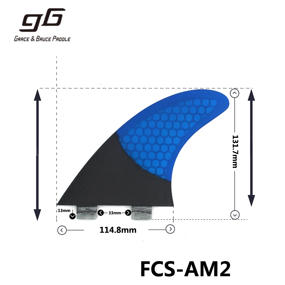 FCS AM2 Surfboard Fins Carbon Fiber Surf Boards | Спорт и развлечения