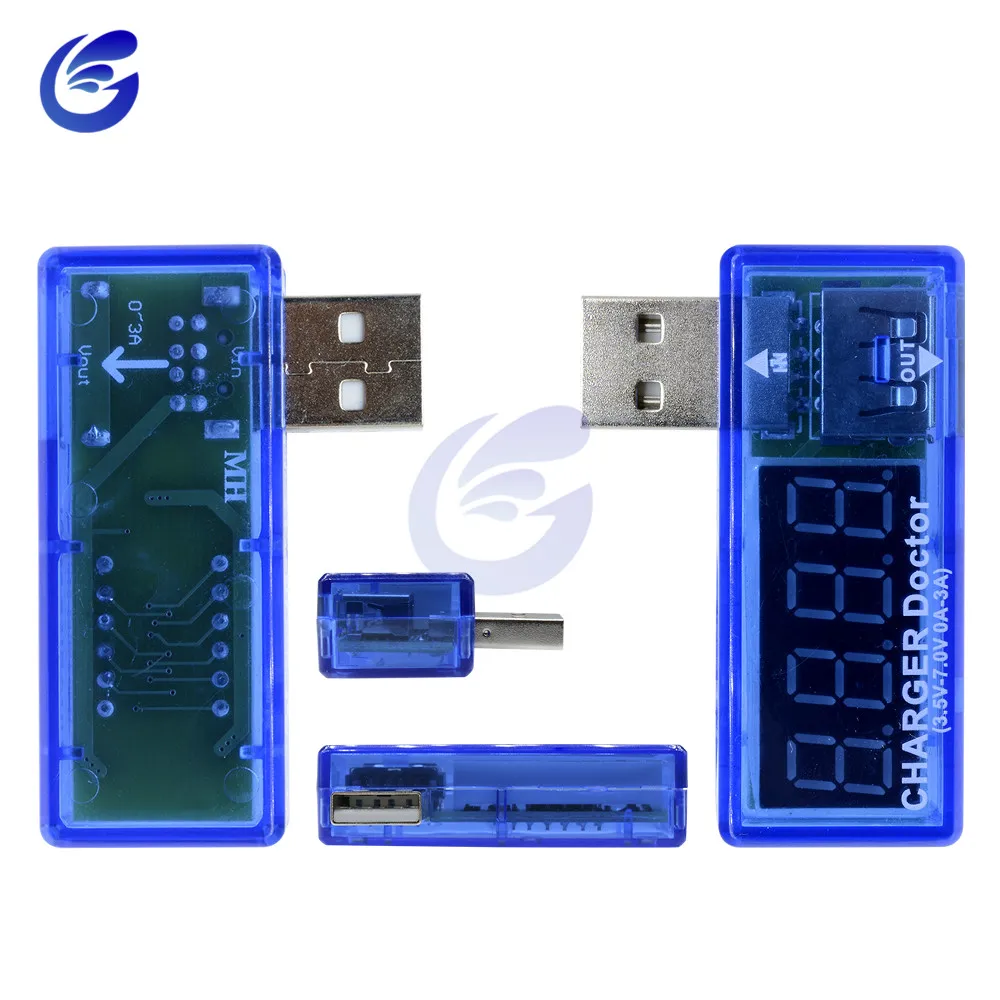 Умная электроника цифровой USB Мобильный зарядное устройство для зарядки тока измеритель напряжения мини USB зарядное устройство Доктор Вольтметр Амперметр
