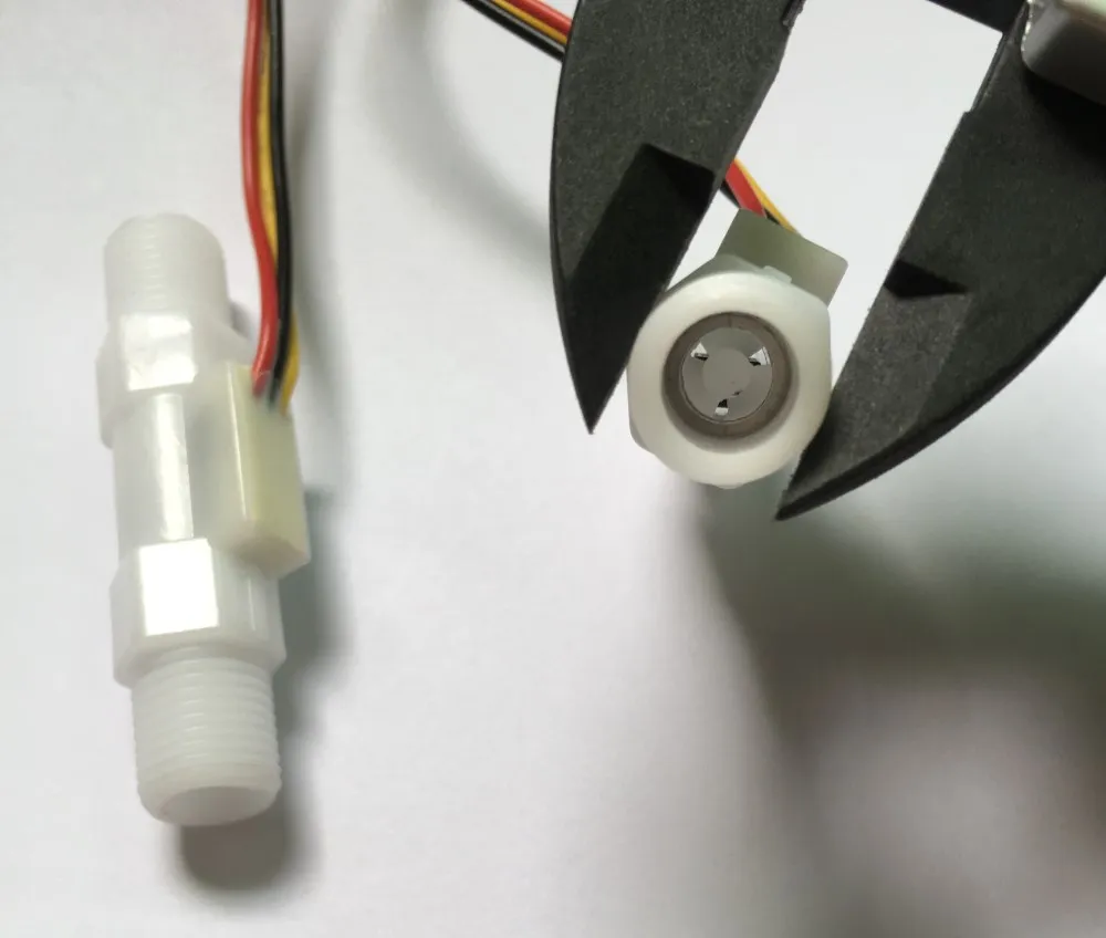 G1/4 небольшой пластиковый датчик расхода воды для пивной кофемашины|flow sensor|hall flow