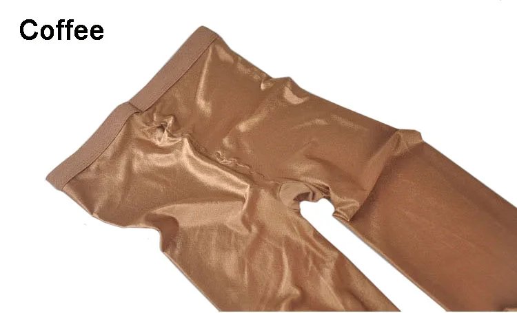 1pc Coffee 1/2 шт, женские ультра мерцающие колготки, обтягивающие, 70D толщина, блестящие, формирующие колготки, чулки, чистые колготки, черные, телесные, кофейные - Цвет: 1pc Coffee