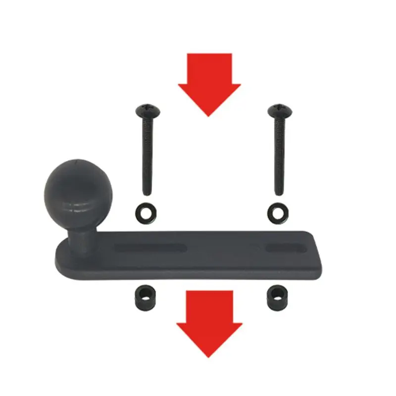 

1Set Motorcycle Handlebar Pump Mount with Ball Head for Ram Mounts for Gopro Action Cameras DSLR SJCAM Smartphones Accessories