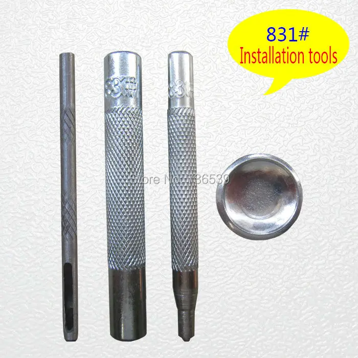 Бесплатная доставка 100 комплектов + инструменты для установки 15 мм #831