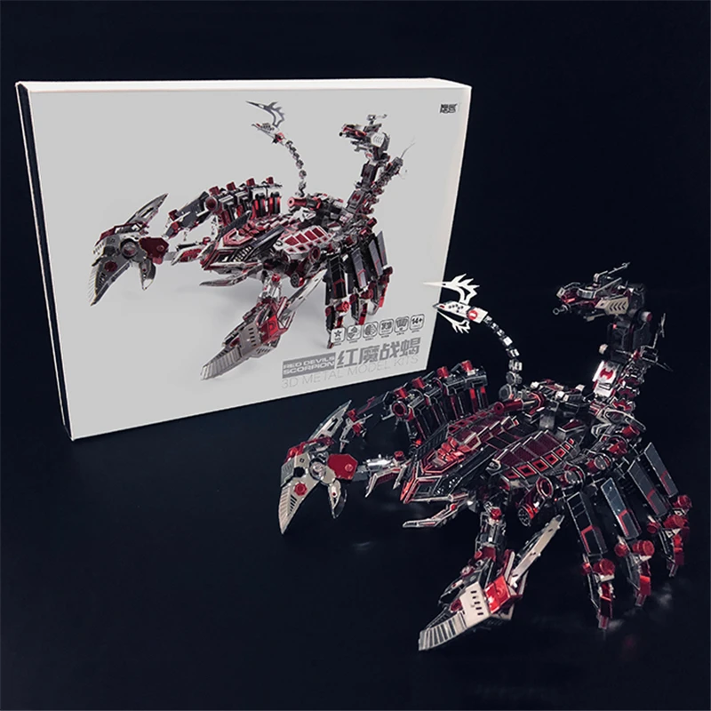 Металлический 3D-пазл Microworld красный демон Скорпион взрослые сделай сам сборные