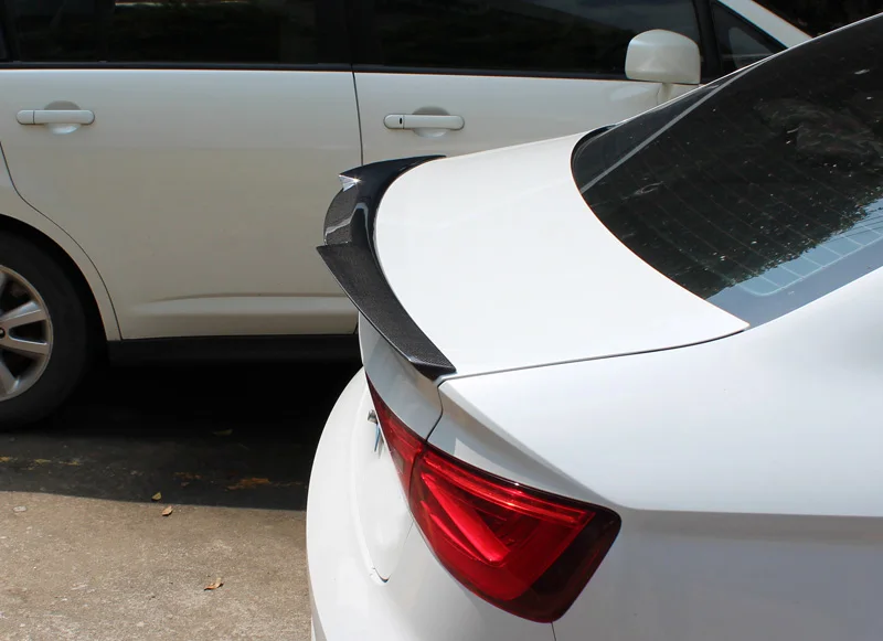 M 4 стиль спойлер для багажника из углеродного волокна подходит Audi A4L B8 B8.5 B9|trunk