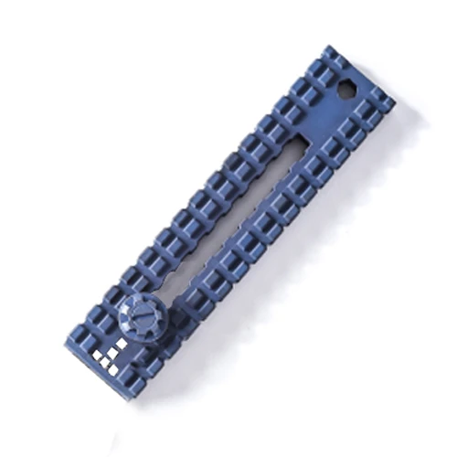 Fixed blue H1108 титановый сплав TC4 цельная вогнутая и выпуклая металлическая ударная оконная бумага режущая нож корпус ножа(без лезвий - Цвет: Fixed blue