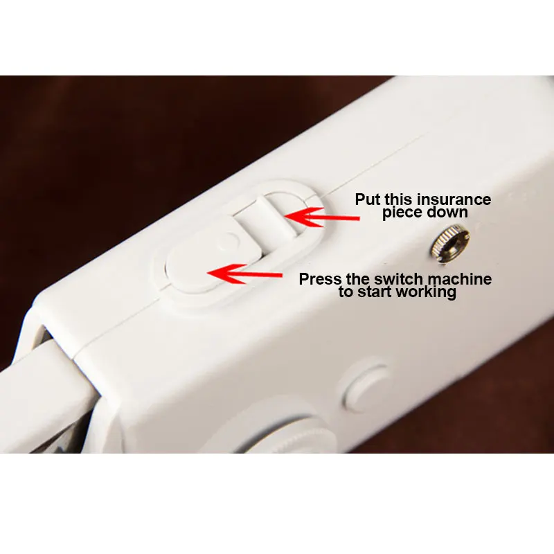 Mini Portable Handheld sewing machines Stitch Sew needlework Cordless Clothes Fabrics Electric Sewing Machine Stitch Set
