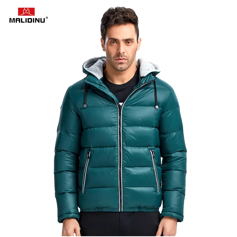 MALIDINU 2022 Men Down Jacket 70%White Duck Down Winter Down Coat Thick Warm Down Coat Brand Winter Jackets Mens Puffer Jacket