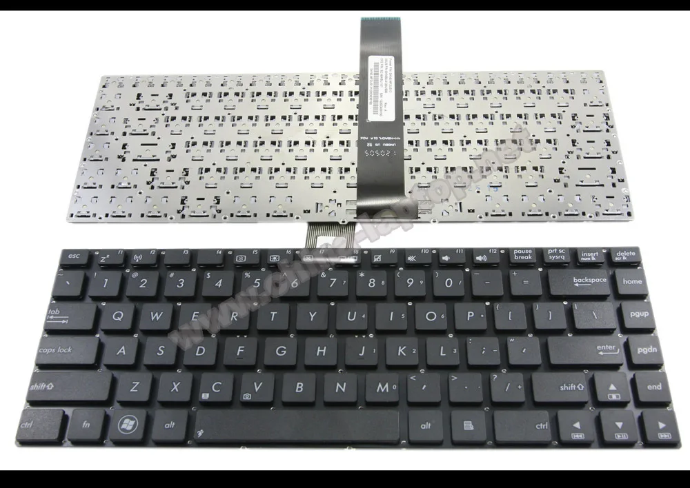 Новая клавиатура для ноутбука ASUS k45 U44 U46 без рамки черная версия США-NSK-UGS01 |