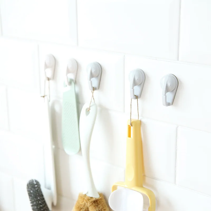 2 шт. настенные крючки для ключей на клейкой основе|Крючки и направляющие| |