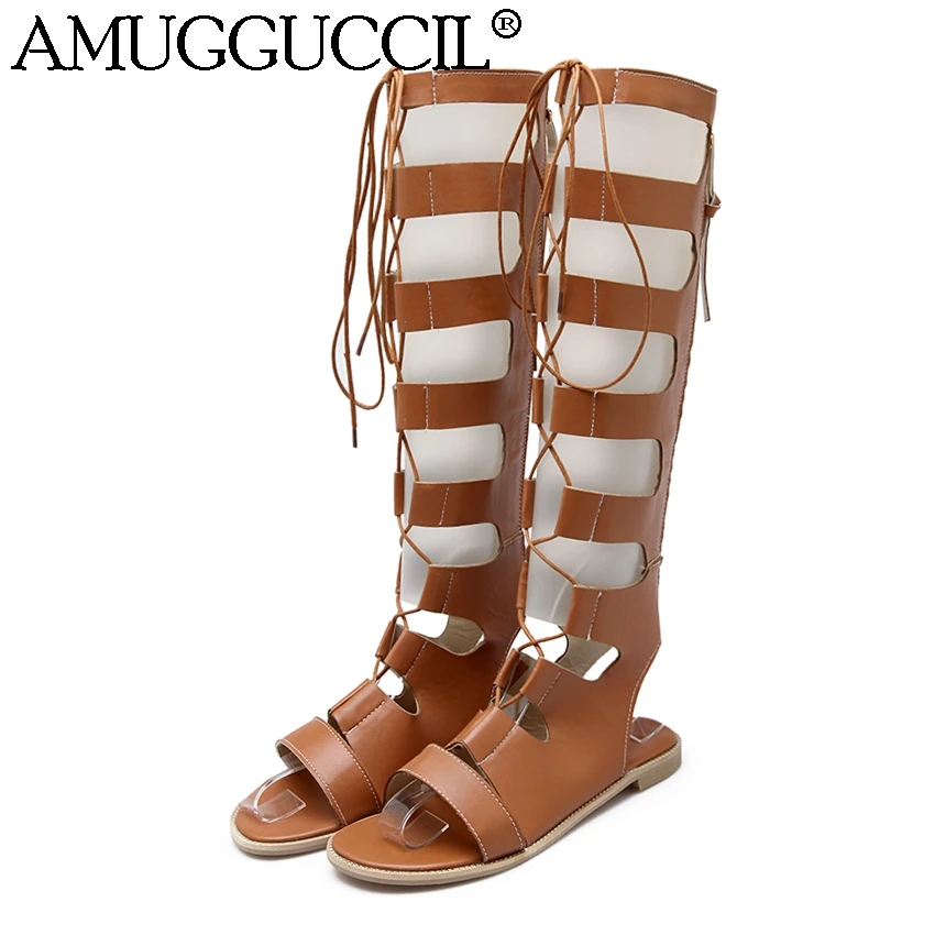 Женские босоножки на шнуровке черные желтые персиковые белые сандалии плоской