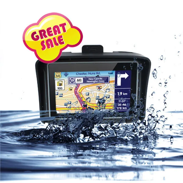 GPS навигатор для мотоцикла и автомобиля 4 3 дюйма IP67 8G Bluetooth|motorcycle gps navigation|motorcycle
