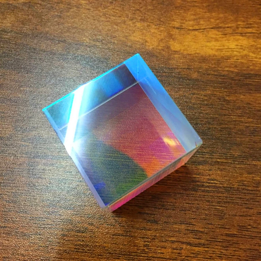 Большой DIY X-Cube фильтр Призма 3,4X3,4X3,6 см дефектный крест дихроическая Призма RGB сплиттер для вечерние украшения дома