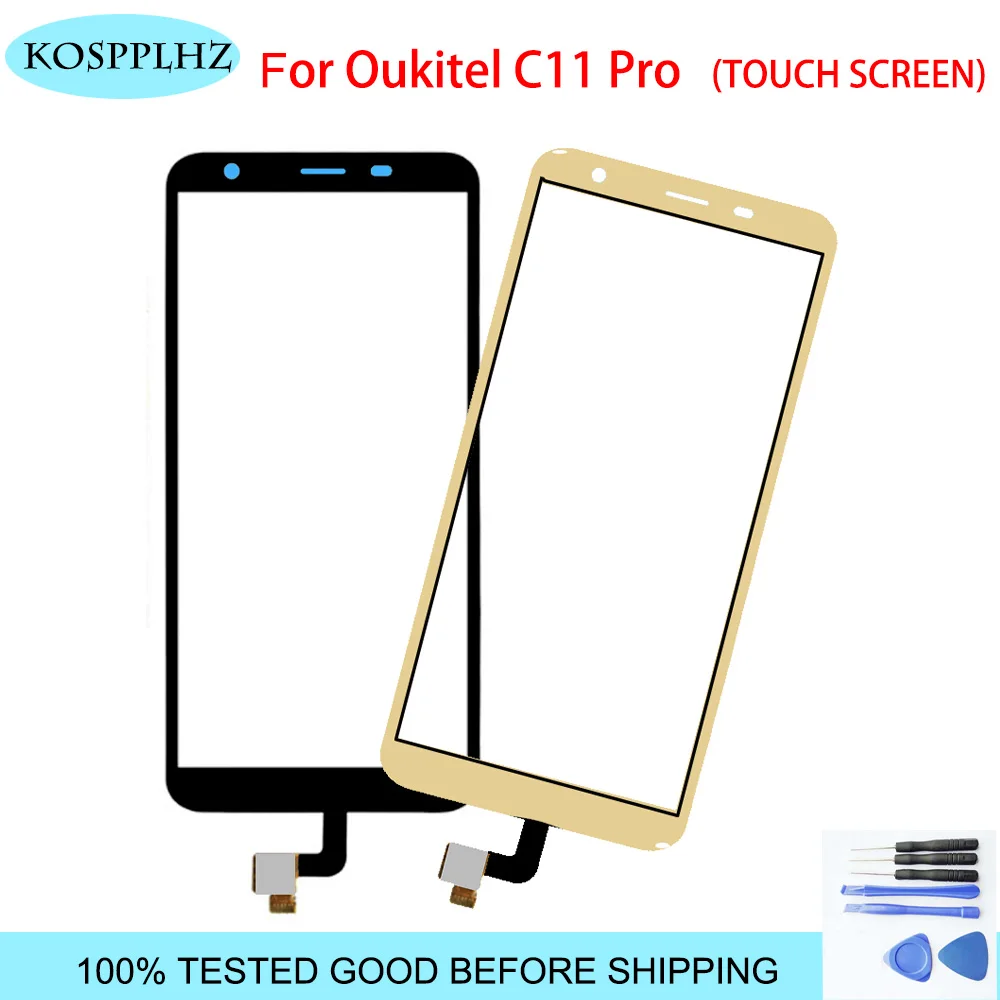 KOSPPLHZ сенсорный экран для Oukitel C11 / PRO Переднее стекло дигитайзер панель сенсорная