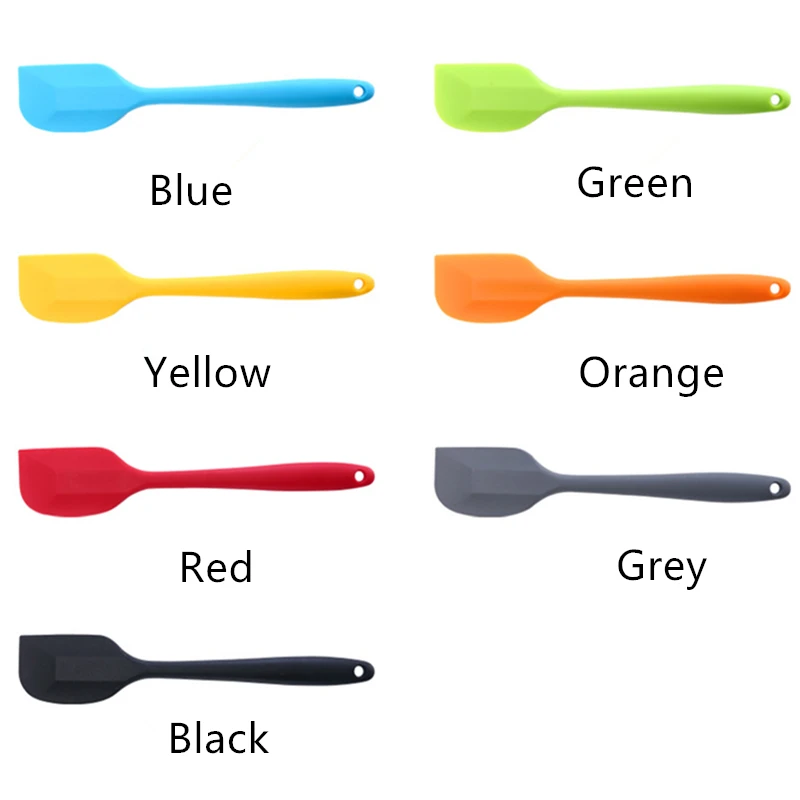 1Pc Baking Pastry Tool Silicone 10 inch One-Piece Spatula Cake Scrapers Non-stick | Дом и сад