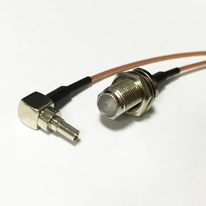 Новый F гнездовой переключатель CRC9 с прямым углом кабель pigtail RG178 оптовая продажа