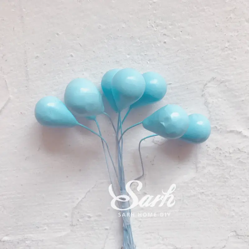 10pcs blue balloons Помет Шар Слон Торт Топперы Птица Сердце украшения День Святого Валентина детский день вечерние принадлежности для выпечки прекрасные подарки - Цвет: 10pcs blue balloons