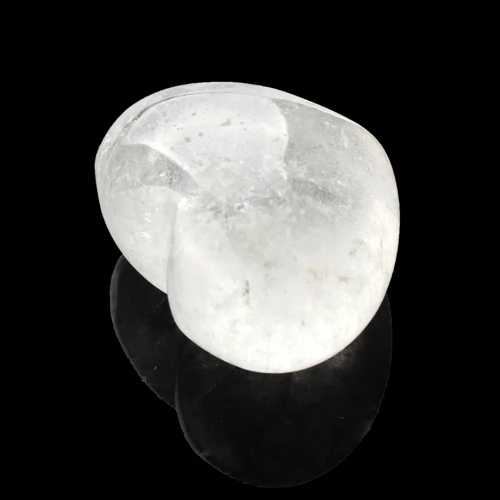 30 мм прозрачный кристалл сердце Форма украшения Природный Рейки чакра камень