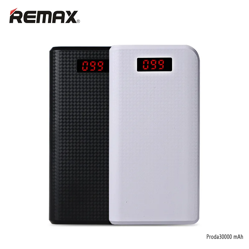 Remax Proda LED 30000 мАч power bank pover USB портативный внешний аккумулятор для зарядки