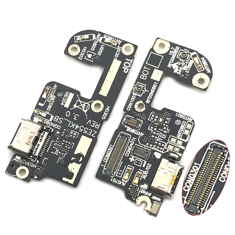 10 шт./лот usb порт для зарядки док станция разъем плата гибкий кабель ASUS Zenfone 4