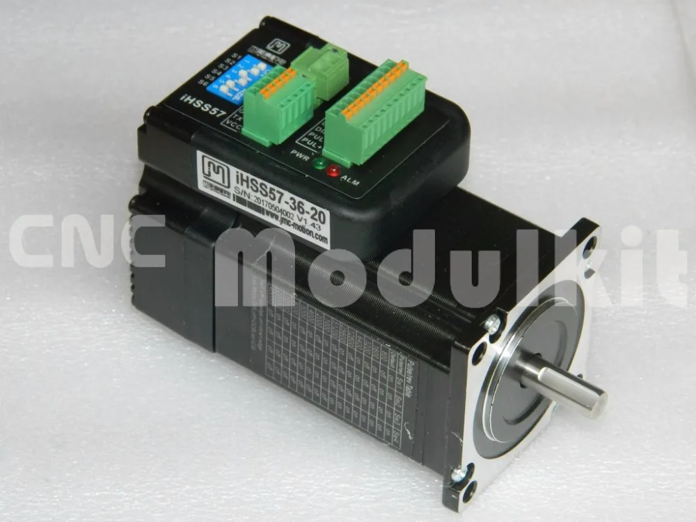 По последнему слову техники Гибридный замкнутая петля 36VDC IHSS57-36-20 V1.43 NEMA 23 ИС формирователя+ двигатель+ кодировщик сервомотор 2Nm Модульный Набор cnc