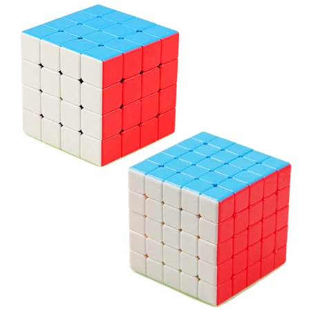 Cuberspeed ShengShou Gem 4 магические кубики в комплекте 2x2 3x3 4x4 5x5 кубик без наклеек|stickerless