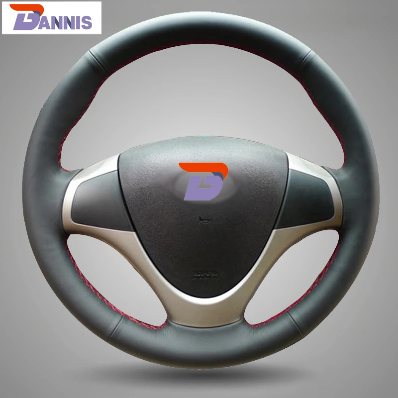 Фото Чехол на руль для Hyundai i30 2009 из искусственной кожи|steering wheel cover|wheel coverwheel steering cover |