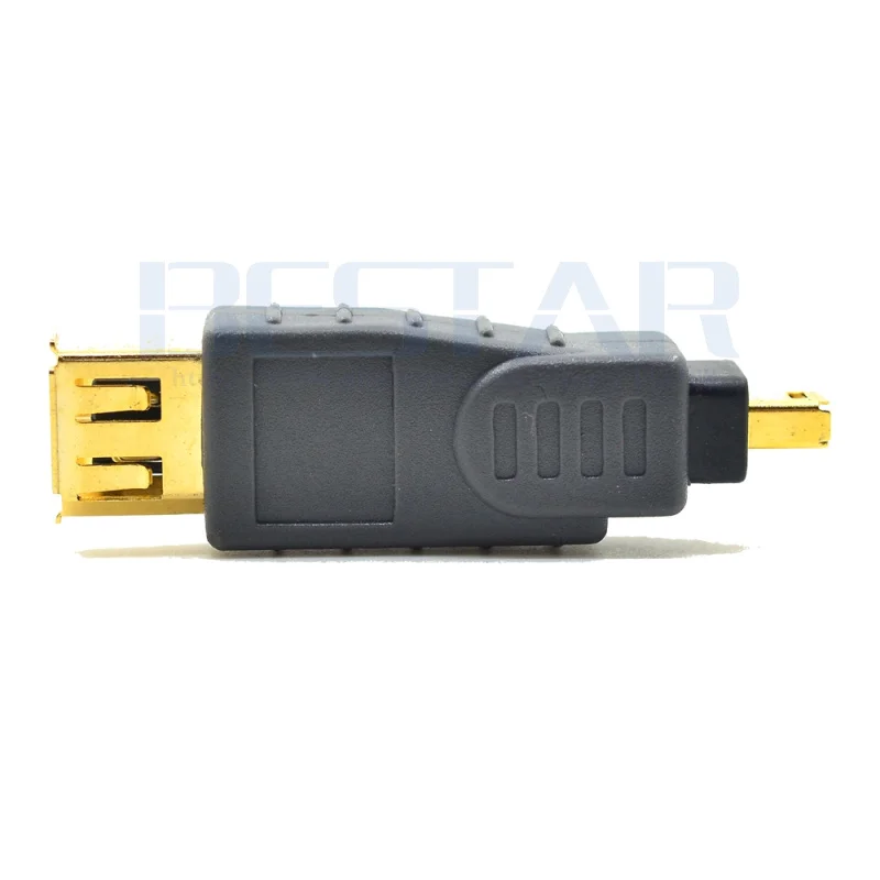 Адаптер IEEE1394 6Pin на 4Pin шины Firewire Женский и 4 контактный Штекерный