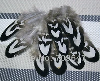 100pcslot 4 7cm black white reeves pheasant feathers plumageloose reeves pheasant feathers for craftsjewelry makingmasks