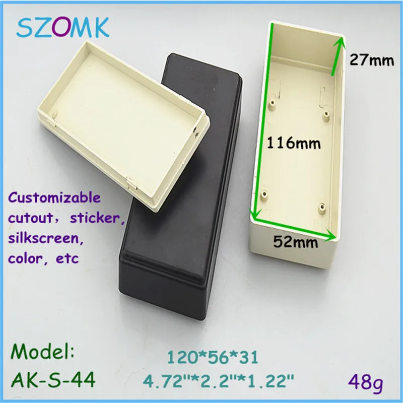 4 шт. корпус abs для печатной платы Пластиковый прибора коробка переключения