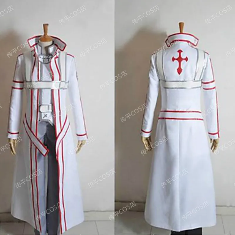 Sword Art Online Kazuto Kirigaya костюм Кирито для косплея Рыцари крови C на заказ бесплатная