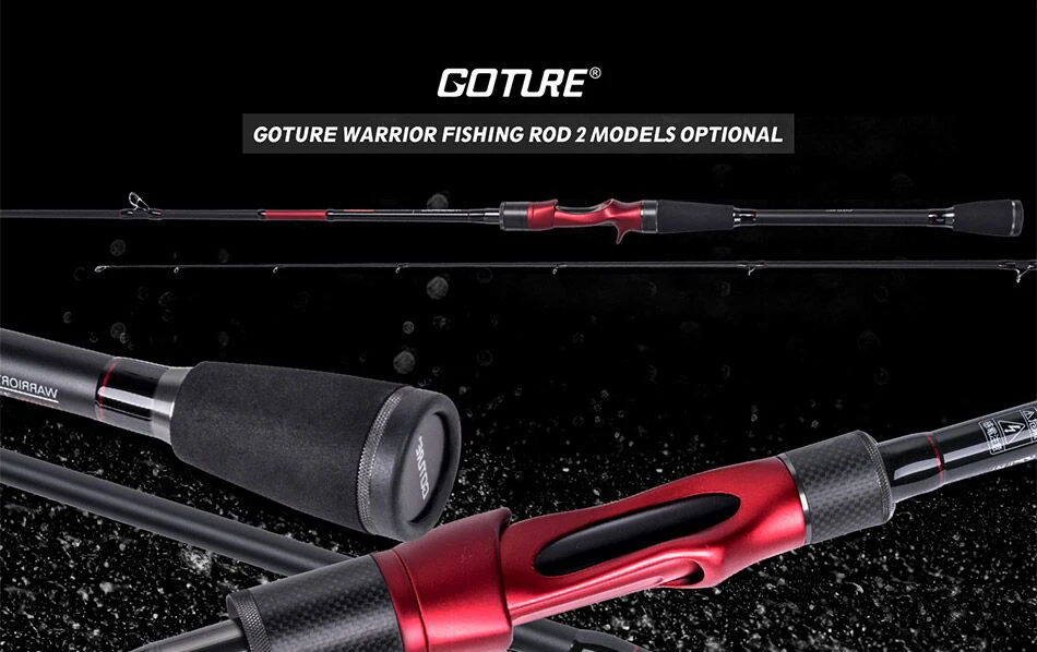 Goture WARRIOR спиннинговая Удочка 2,1 м MF экшн-карбоновое волокно, Литье удочка палка для Морской рыболовный крюк