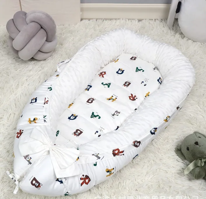 BY1030 as picture Детское гнездо Babynest Sleeper Co Pod для новорожденных, прикроватная кроватка, детская кроватка ручной работы, дорожная кровать, детское гнездо, кроватка, Подушка для сна - Цвет: BY1030 as picture