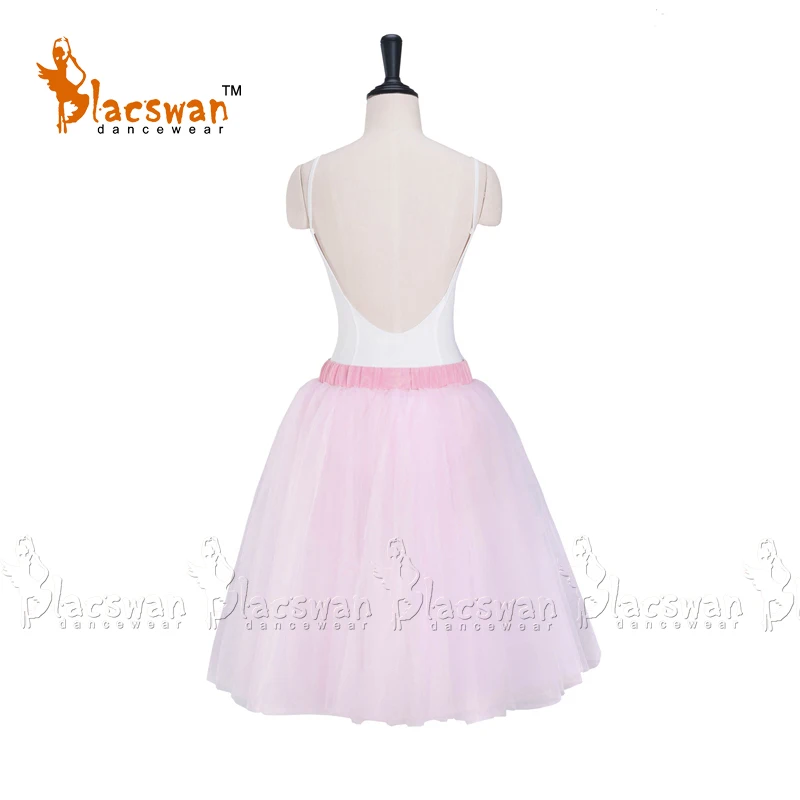 Quality 4 layer soft tulle below knee length ballet tutu skirt practicing tutu skirts White Romantic Half Tutu Black BT607