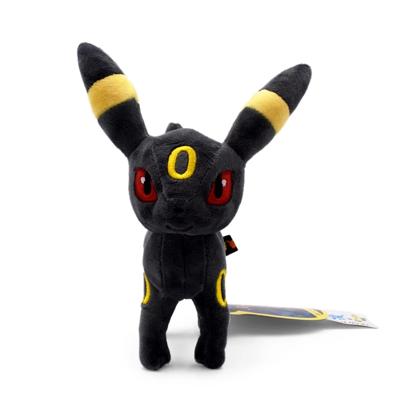 A 9 стилей Eevee плюшевые игрушки стоят Sylveon Umbreon Eevee Espeon Vaporeon Flareon Мягкие куклы для детей - Цвет: A