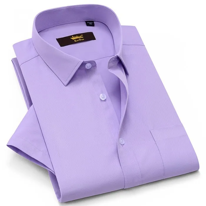 Light purple Мужской деловой костюм, 81 цвет, лето-осень, рубашка с длинным рукавом, дышащие топы, мужские Умные повседневные длинные штаны, модные - Цвет: Light purple