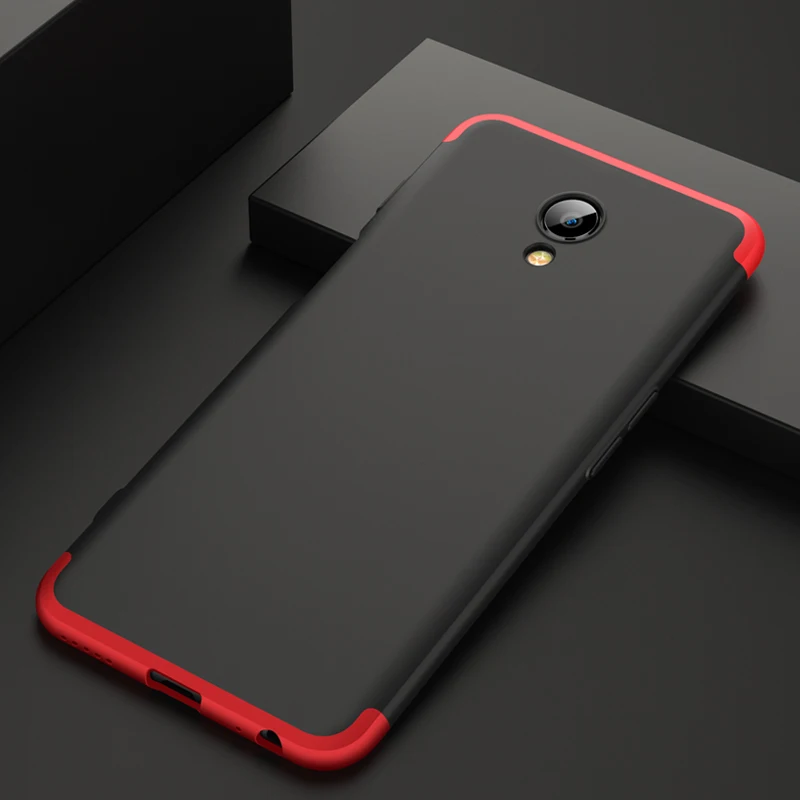 Luxury for Meizu M6 Note Case 360 Full Cover 3 in 1 Detachable Back M6Note Hard PC Cases Matte 5.5 |