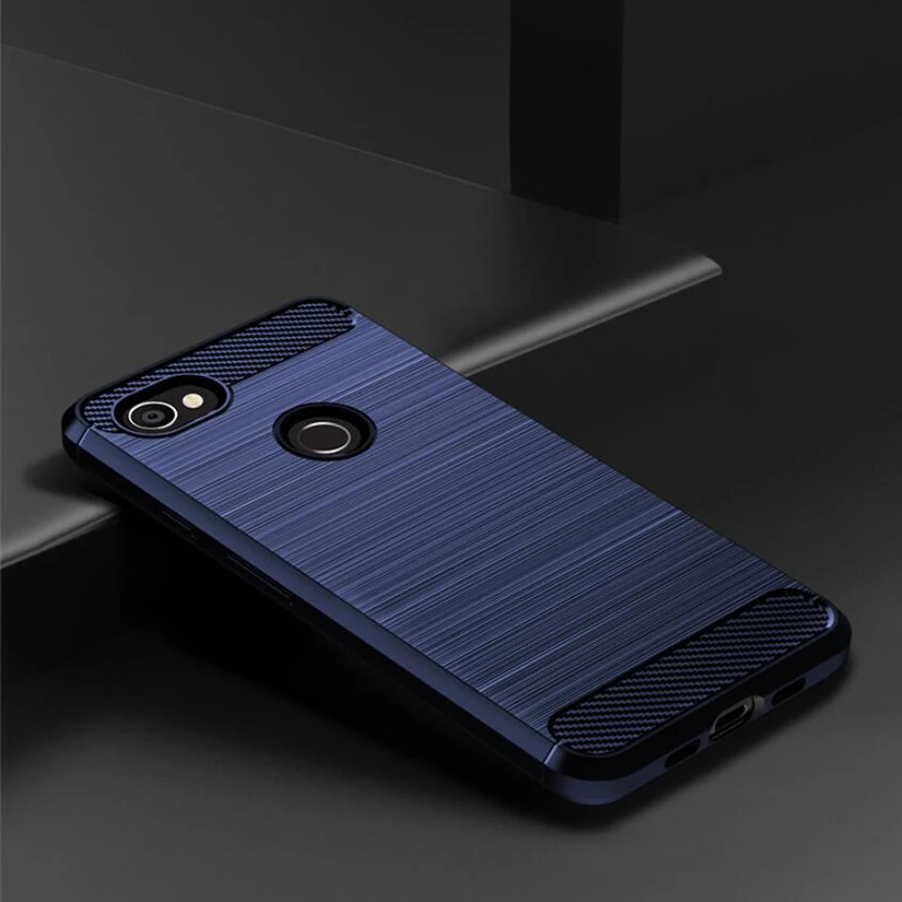 Для Google Pixel 3 XL чехол из углеродного волокна TPU l-S силиконовый мягкий для телефона |