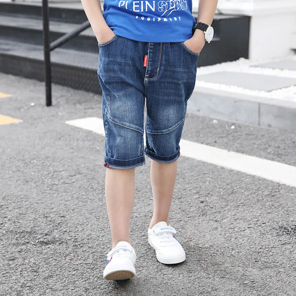 Новинка Распродажа Летние детские шорты Повседневные хлопковые джинсовые для