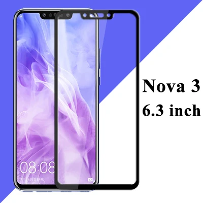 Полное покрытие для huawei Nova 3i закаленное стекло Nova3 3 протектор экрана Hauwei Nove 2 2i Защитная Броня Huavei Novo i3 i2 Nova3i