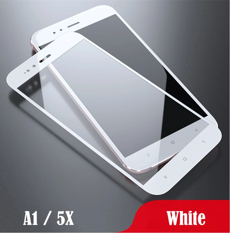 9H HD xiaomi mi A1 стекло с полным покрытием закаленное стекло for5 5S 5S Plus 5c xiaomi mi a1 защита экрана xiaomi 5x стеклянная пленка