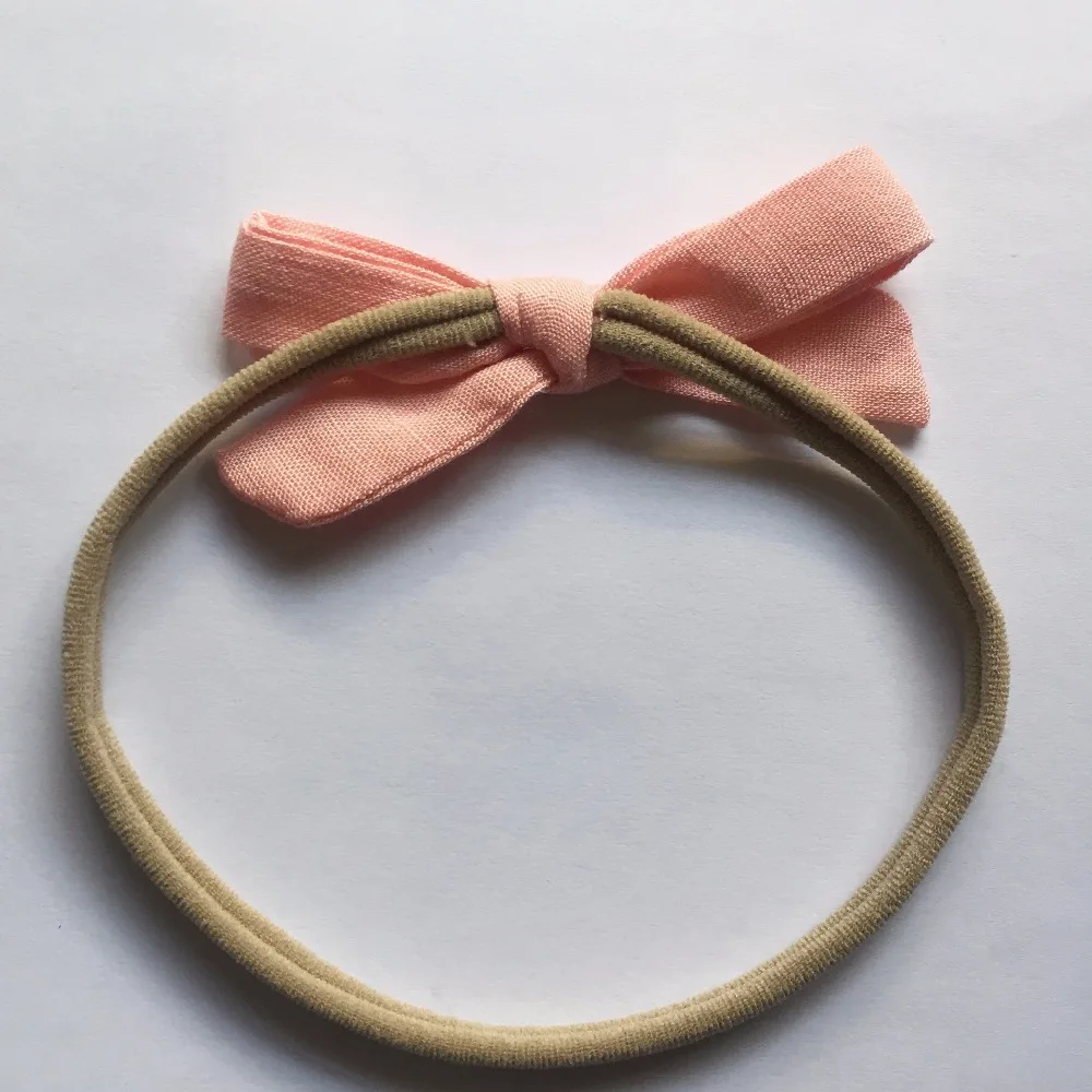 3pcs/pack Handmade Newborn kids Bow Nylon Headbands Soft Headwear Elastic Head band | Детская одежда и обувь