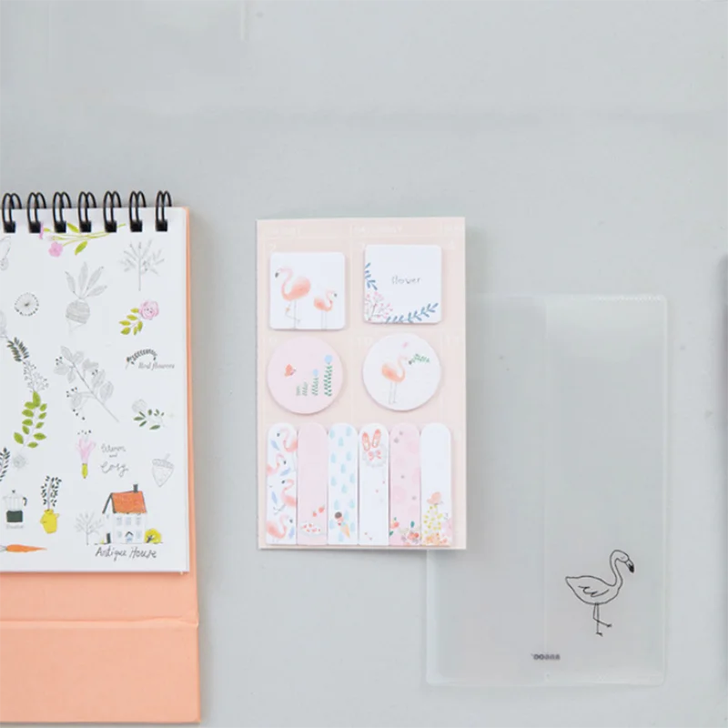 Креативный мультфильм блокнот для заметок Kawaii Канцелярские бумажные стикеры DIY