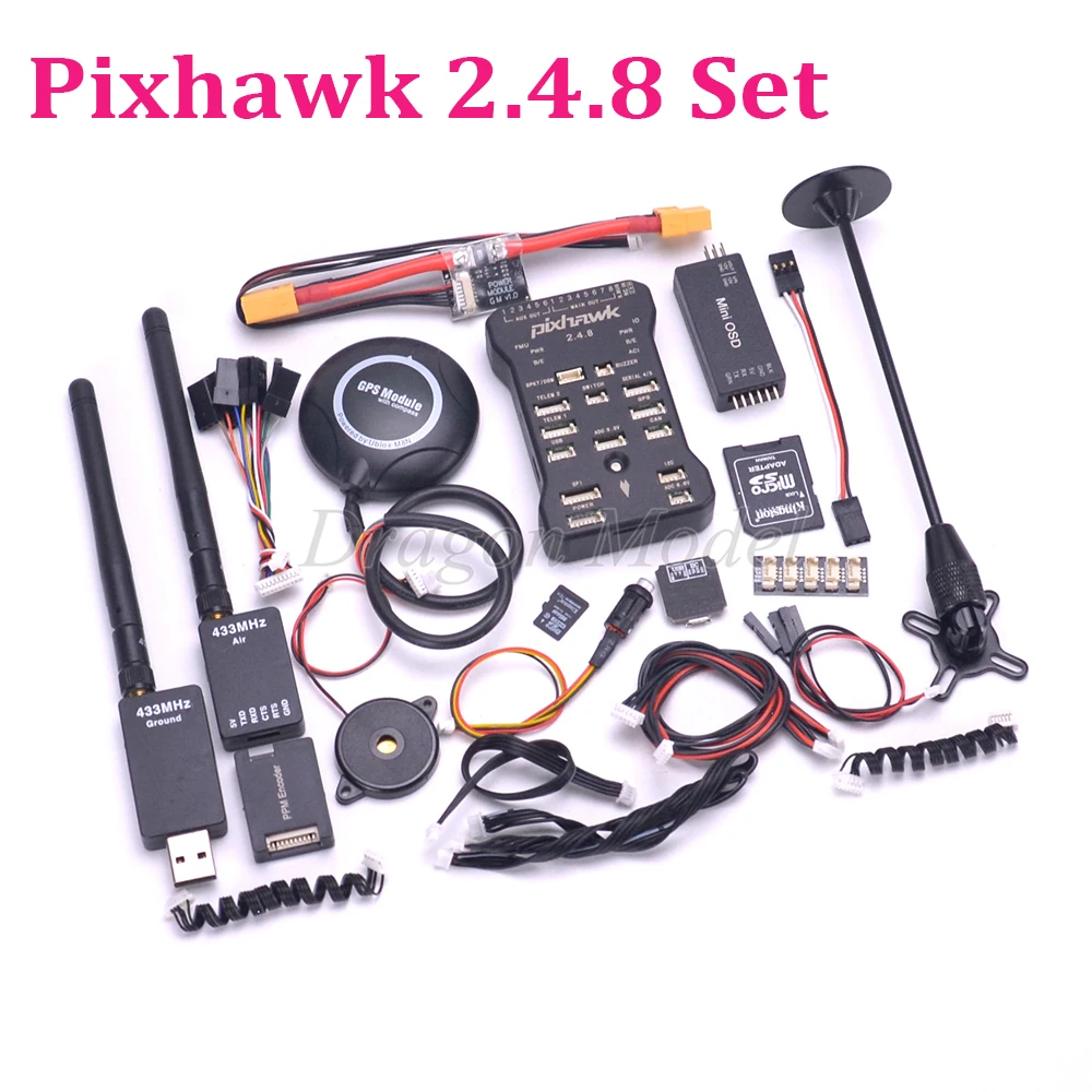 F450 450 Квадрокоптер рамка Комплект Pixhawk 2.4.8 32 бит Контроллер полета с M8N gps 433 Телеметрия 2212 920kv двигатель Flysky I6 FS-I6