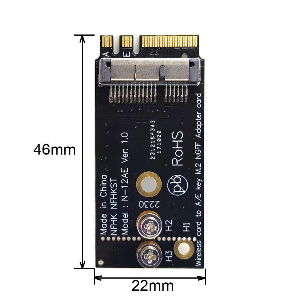 BCM94360CS2 BCM943224PCIEBT2 беспроводная карта для NGFF M.2 ключ A/E адаптер Mac OS|for mac|ngff m.2m.2 adapter |