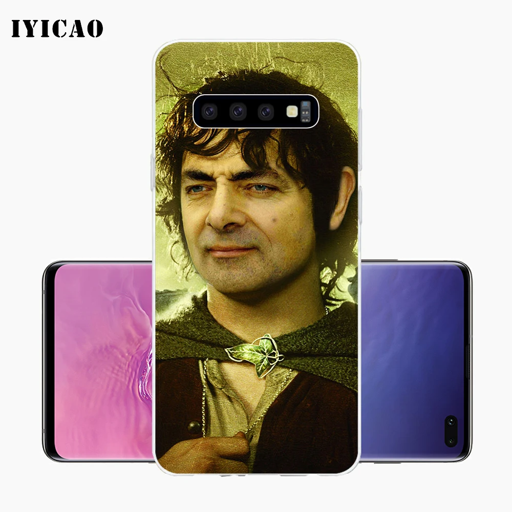IYICAO Забавный Мягкий силиконовый чехол для телефона Mr Bean Samsung Galaxy S10e S10 S9 S8 Plus S7 Edge TPU