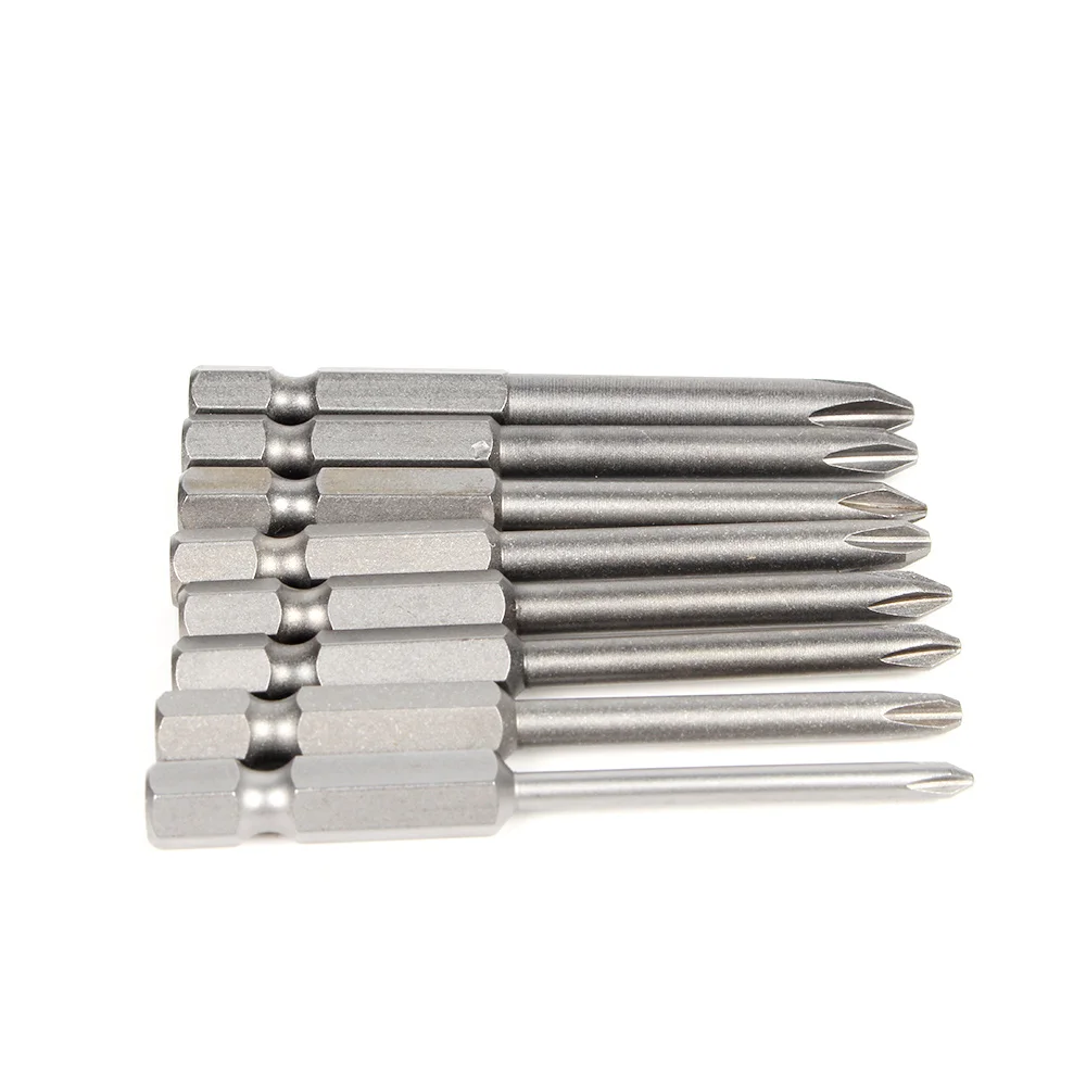 

8x 65mm For Cross Phillips Head Screwdriver Bits Electric Screw Driver Magnetic Long Hex Torx Head Drill Screwdriver Set