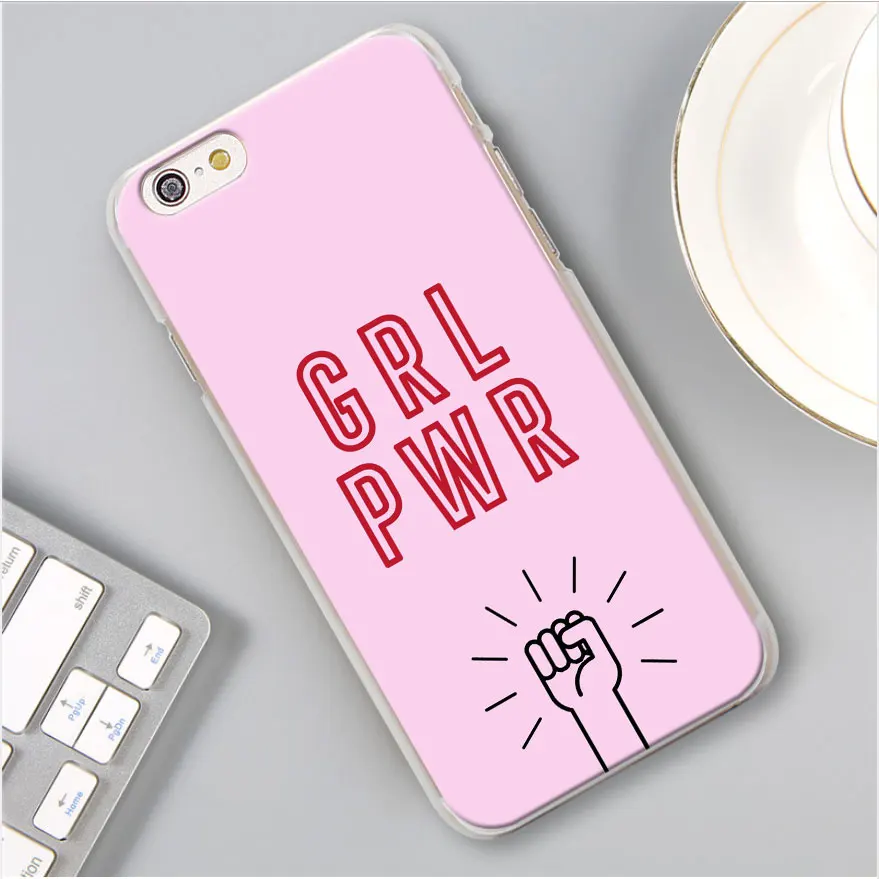 Эстетика Минимальный «Girl power» и женских чехол для телефона для Apple iPhone X XR 7 8 плюс 6 6s плюс XS MAX 11 Pro Max SE чехол для телефона Coque