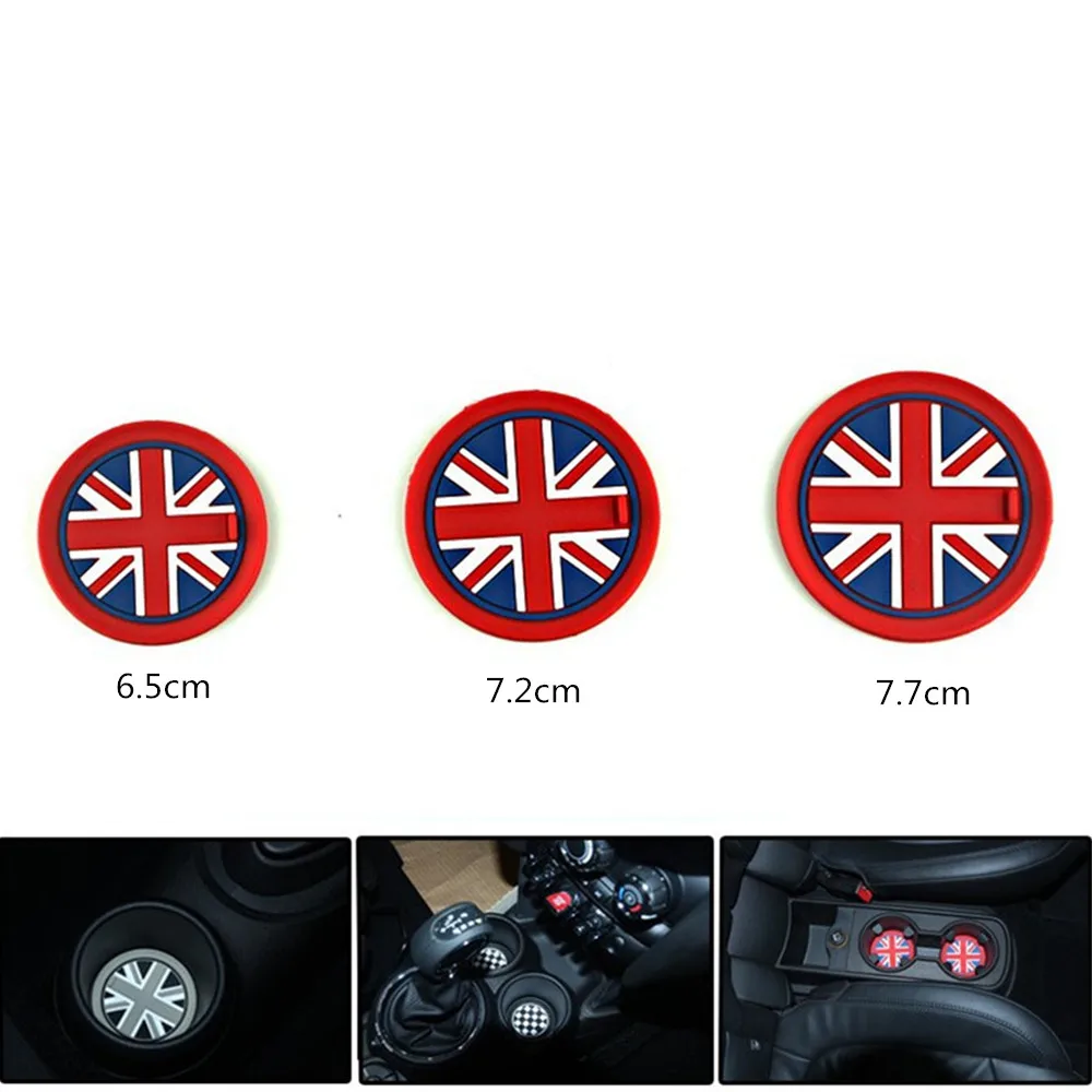 Силиконовые коврики держатели для стаканов MINI COOPER Нескользящие аксессуары