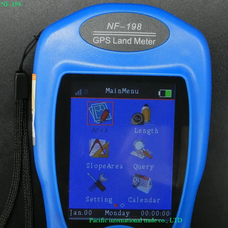 Gps метр земли NF-198 gps съемочного оборудования используют для сельскохозяйственных угодий обследован дисплей измерения значение